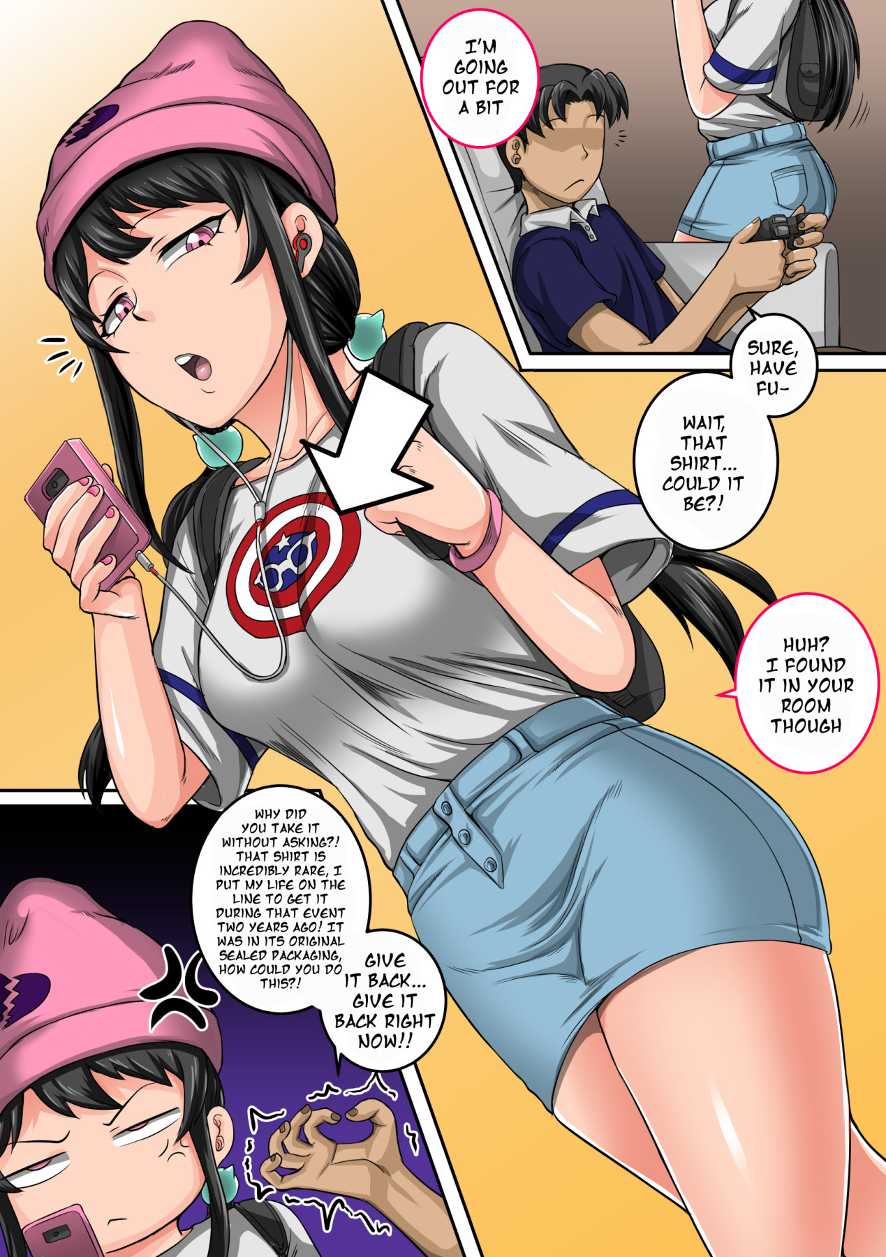 Hentai Manga Comic-Annoying Little Sister needs to be Scolded-Read-15